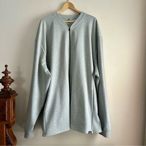 One Bone • Bomber Jacket in Light Heather Gray Size 7 (8XL)